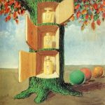Poster Exciting Perfumes by Mem (1946)_Rene Magritte